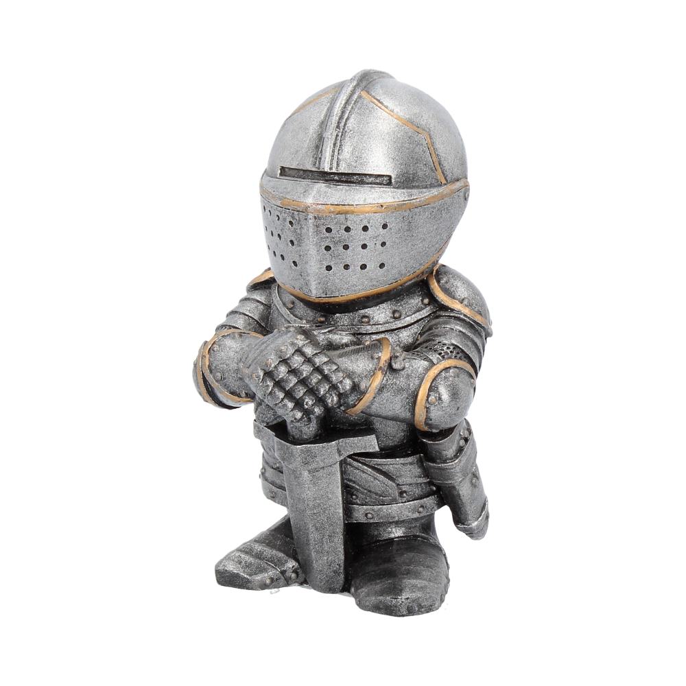 Sir Fightalot Silver Knight Figurine | Fantasy Medieval Collectible | Nemesis Now 11cm