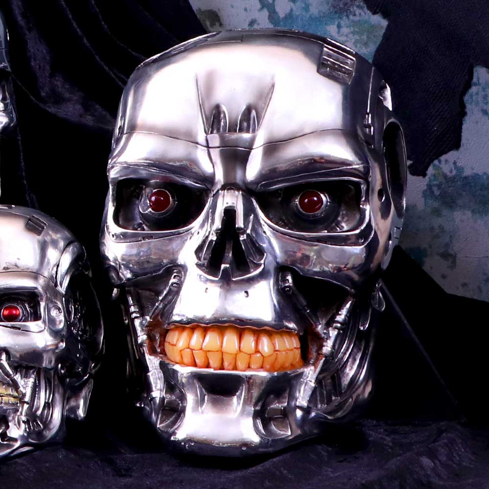 Terminator 2 T-800 Head Wall Plaque 23cm | Officially Licensed