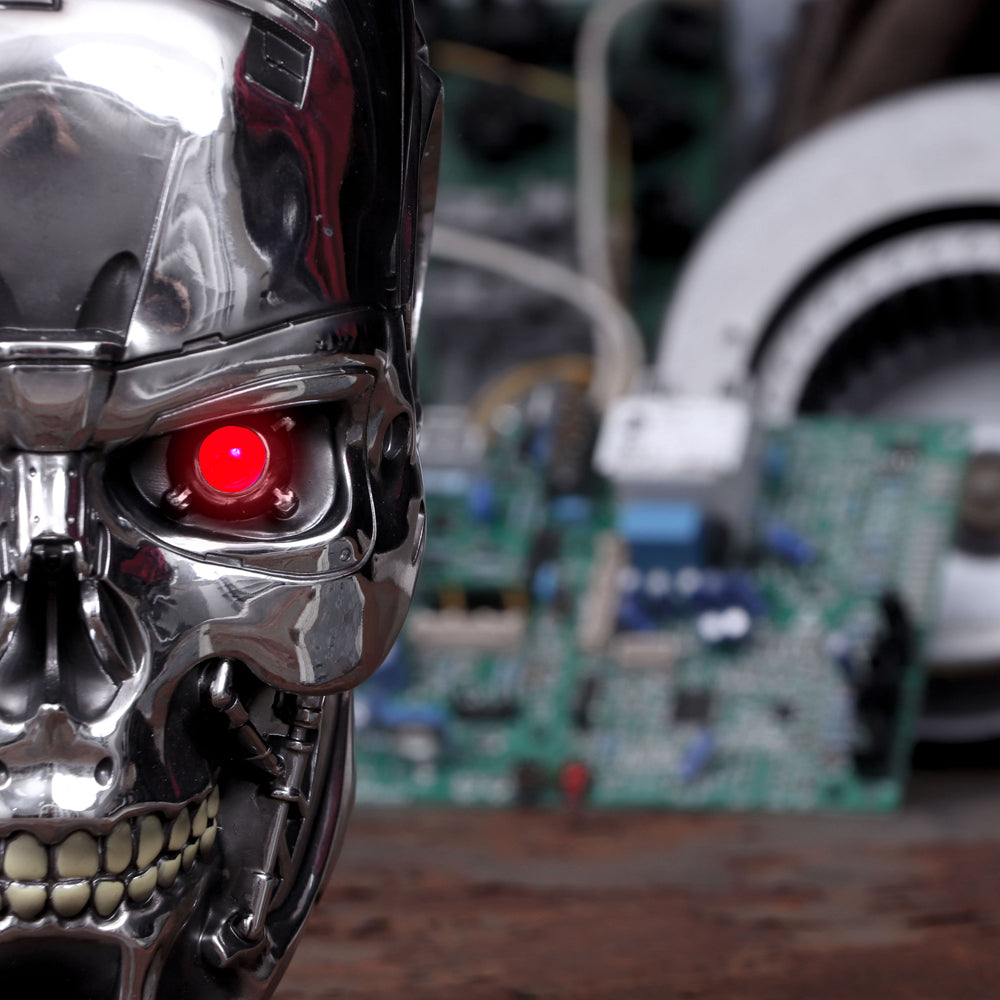 Terminator 2 T-800 Head Wall Plaque 23cm | Officially Licensed