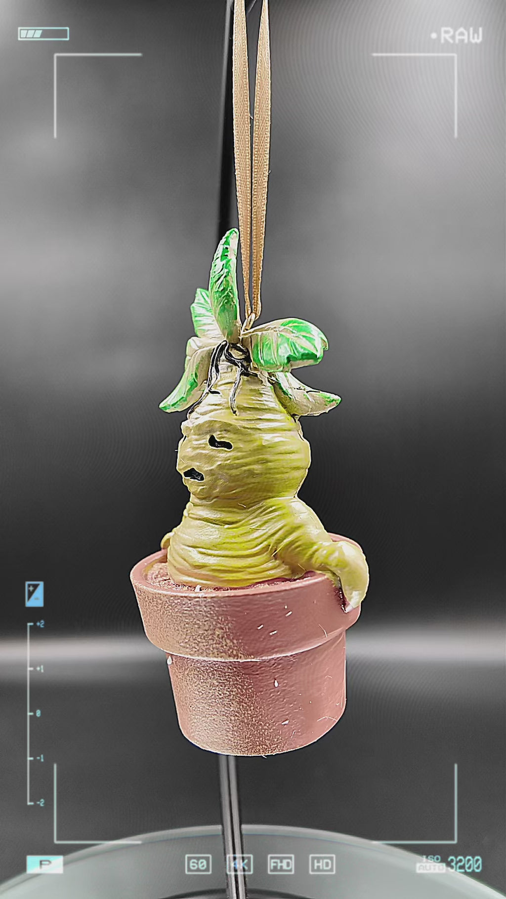 Harry Potter Mandrake Hanging Ornament 9.5cm
