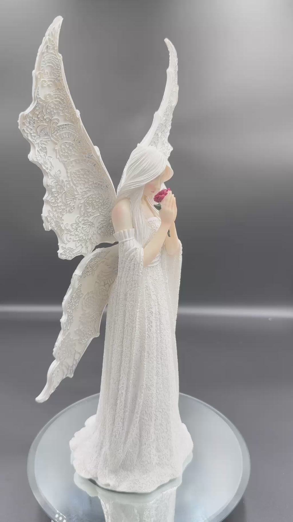 Anne Stokes Only Love Remains, Large Figurine, White, 35cm