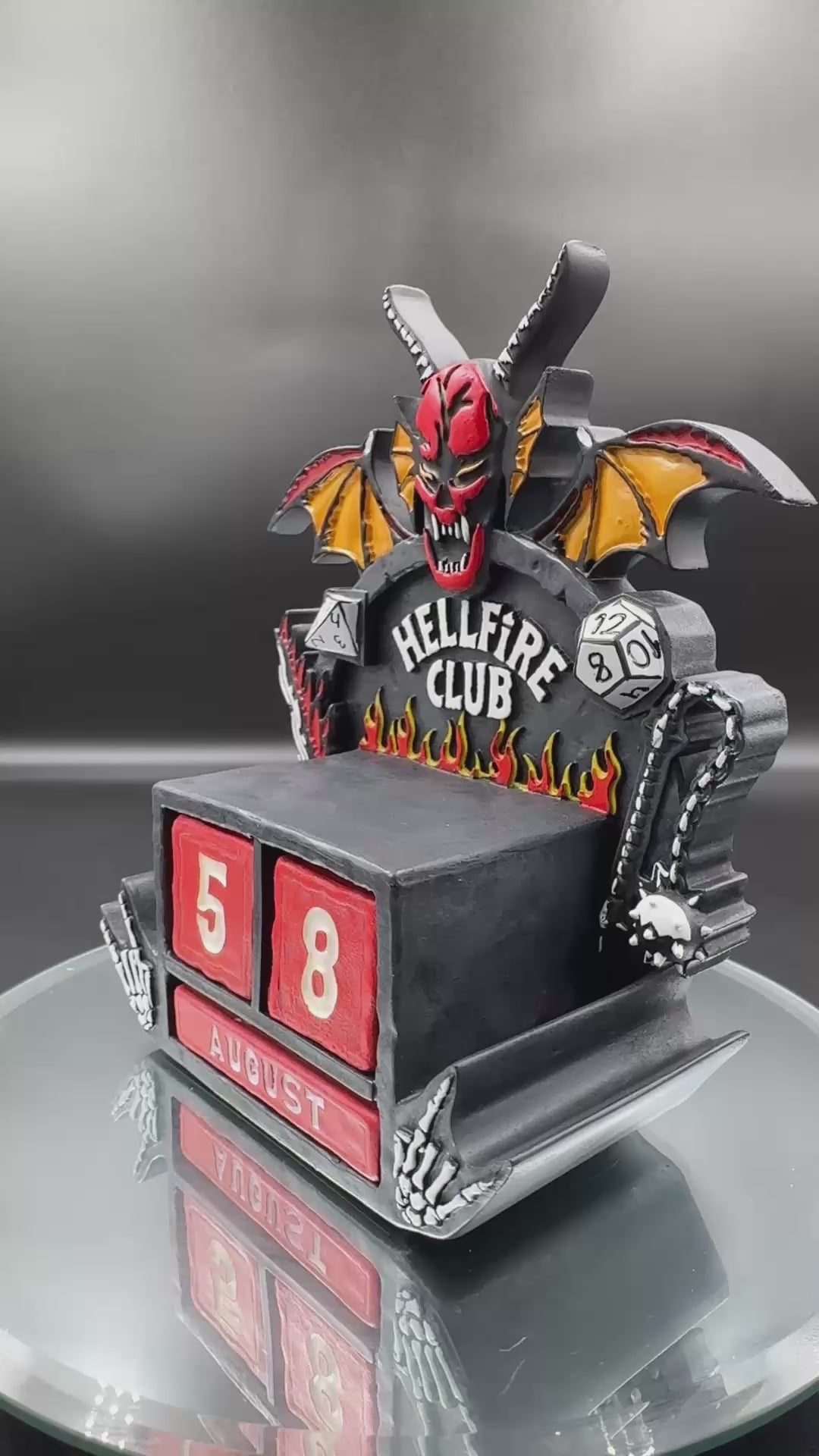 Stranger Things Hellfire Club Perpetual Calendar