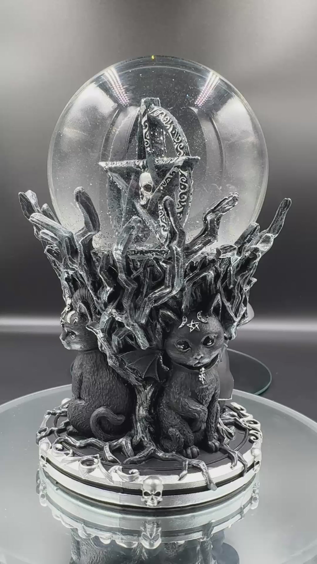 Cult Cuties Circle of Mischief Snow Globe 18cm