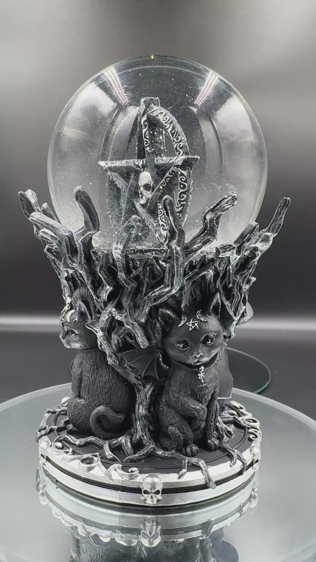 Cult Cuties Circle of Mischief Snow Globe 18cm