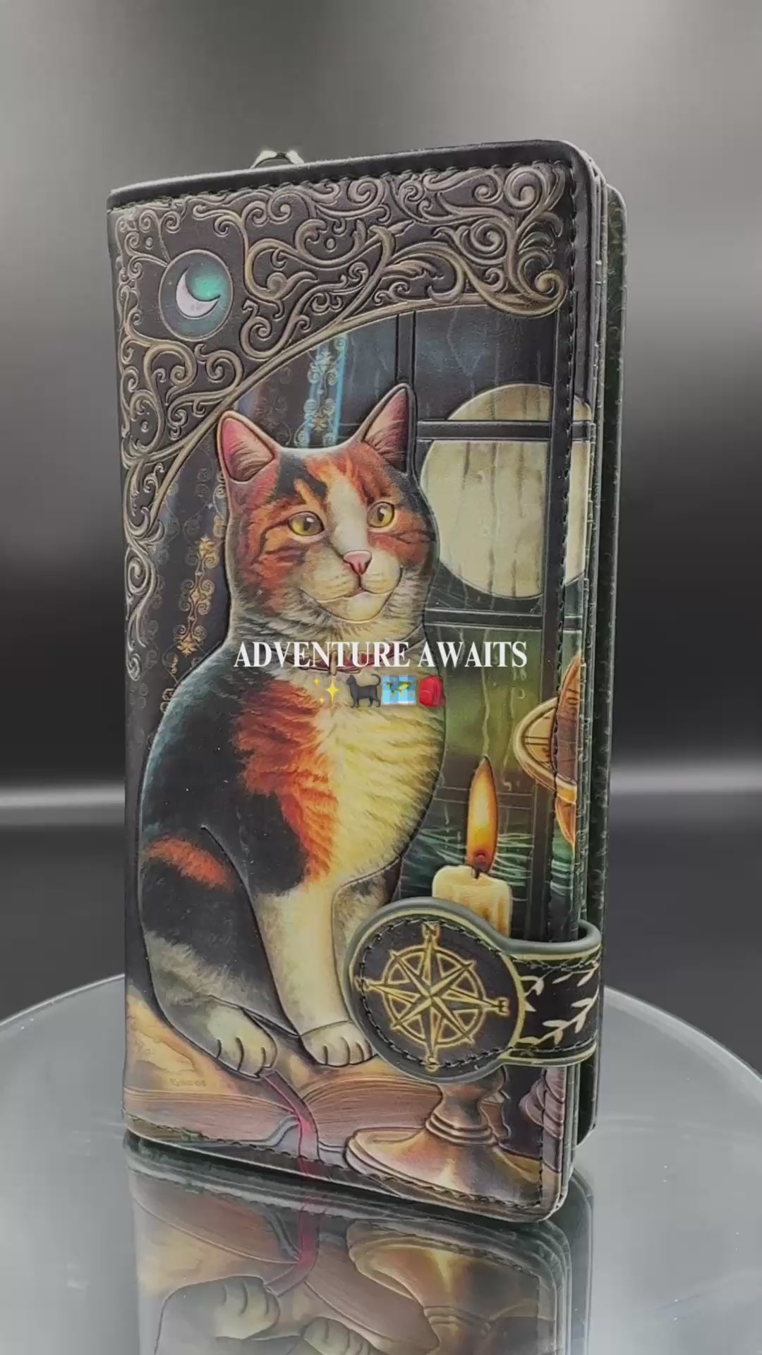 Adventure Awaits Embossed Purse(LP) 18.5cm