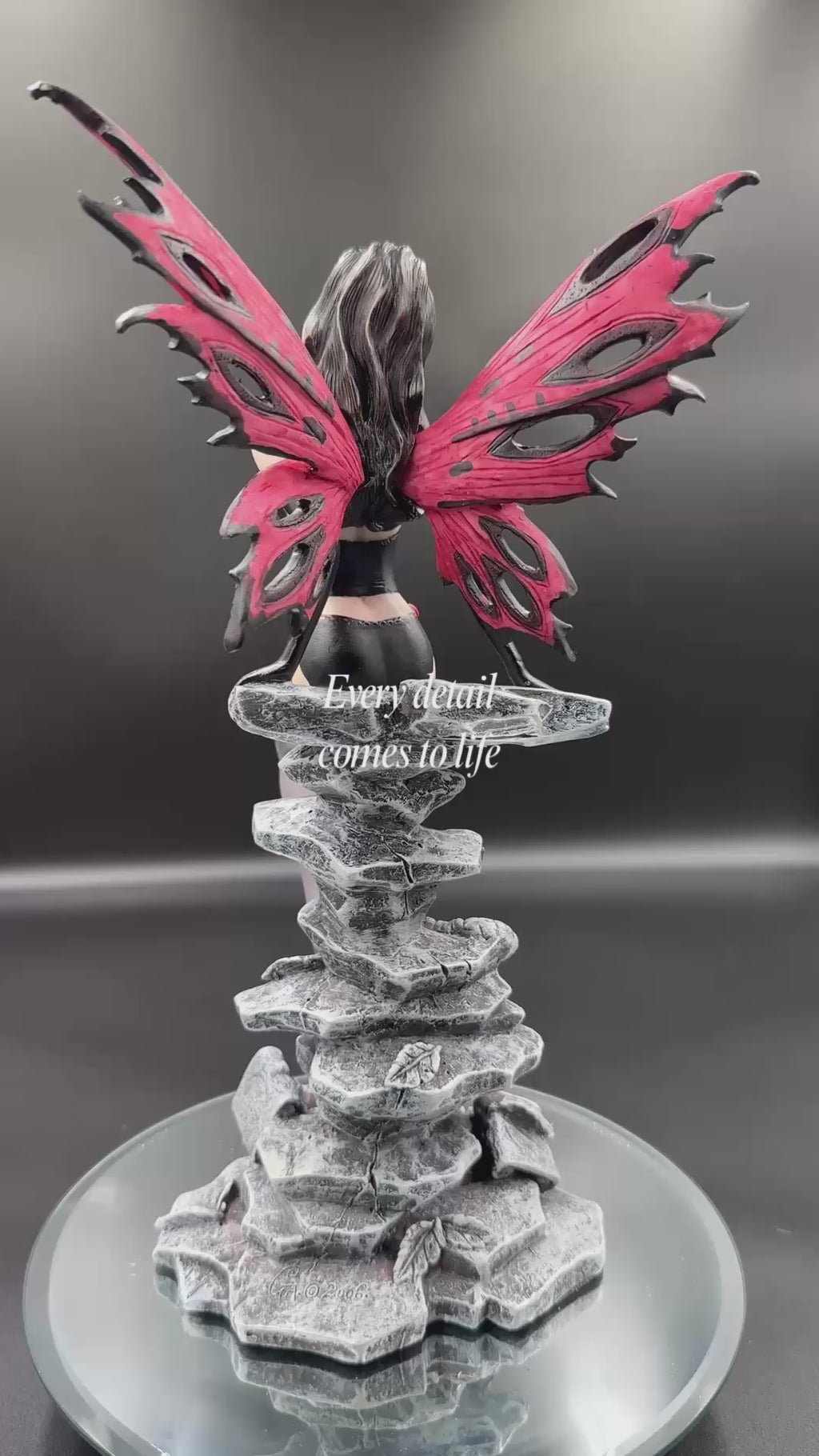 Small Scarlet 28.5cm Seductive Dark Fairy Figurine