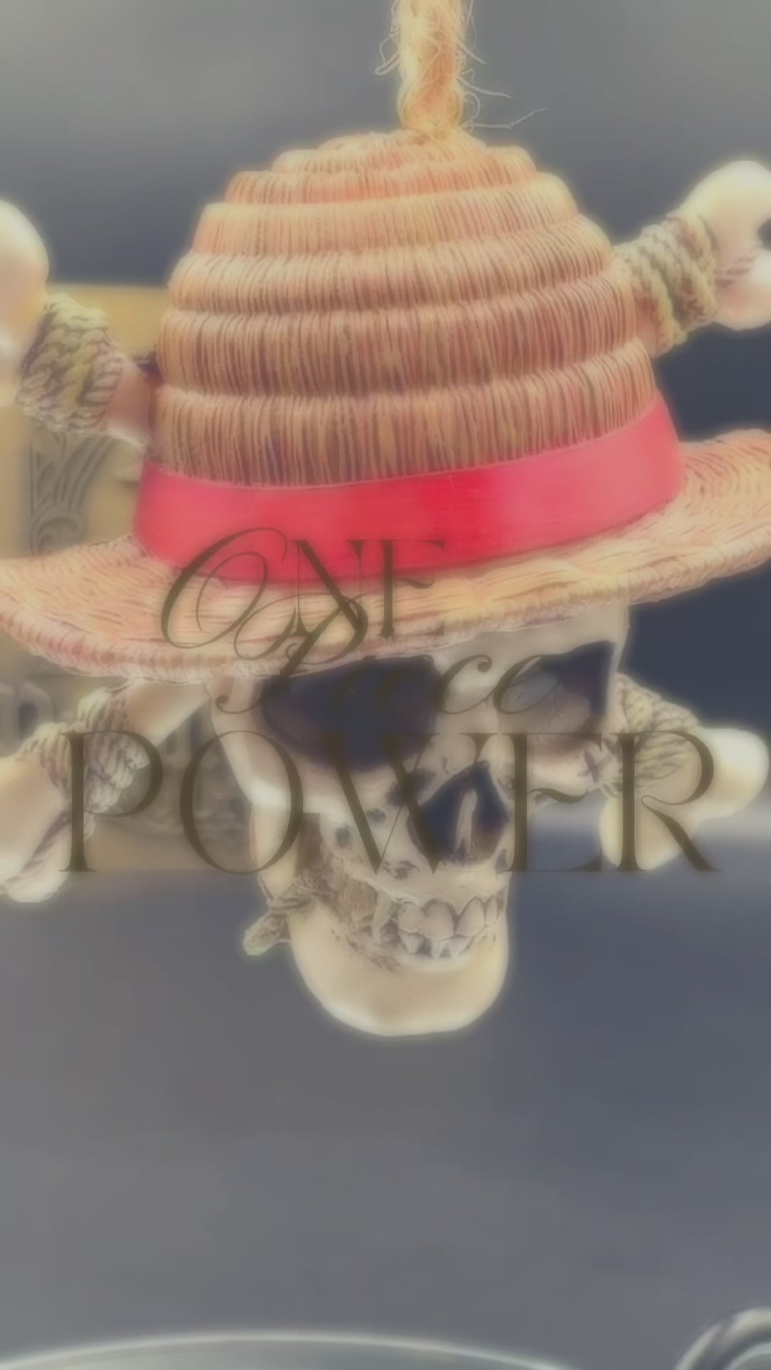 One Piece Luffy Jolly Roger Hanging Ornament 8.4cm