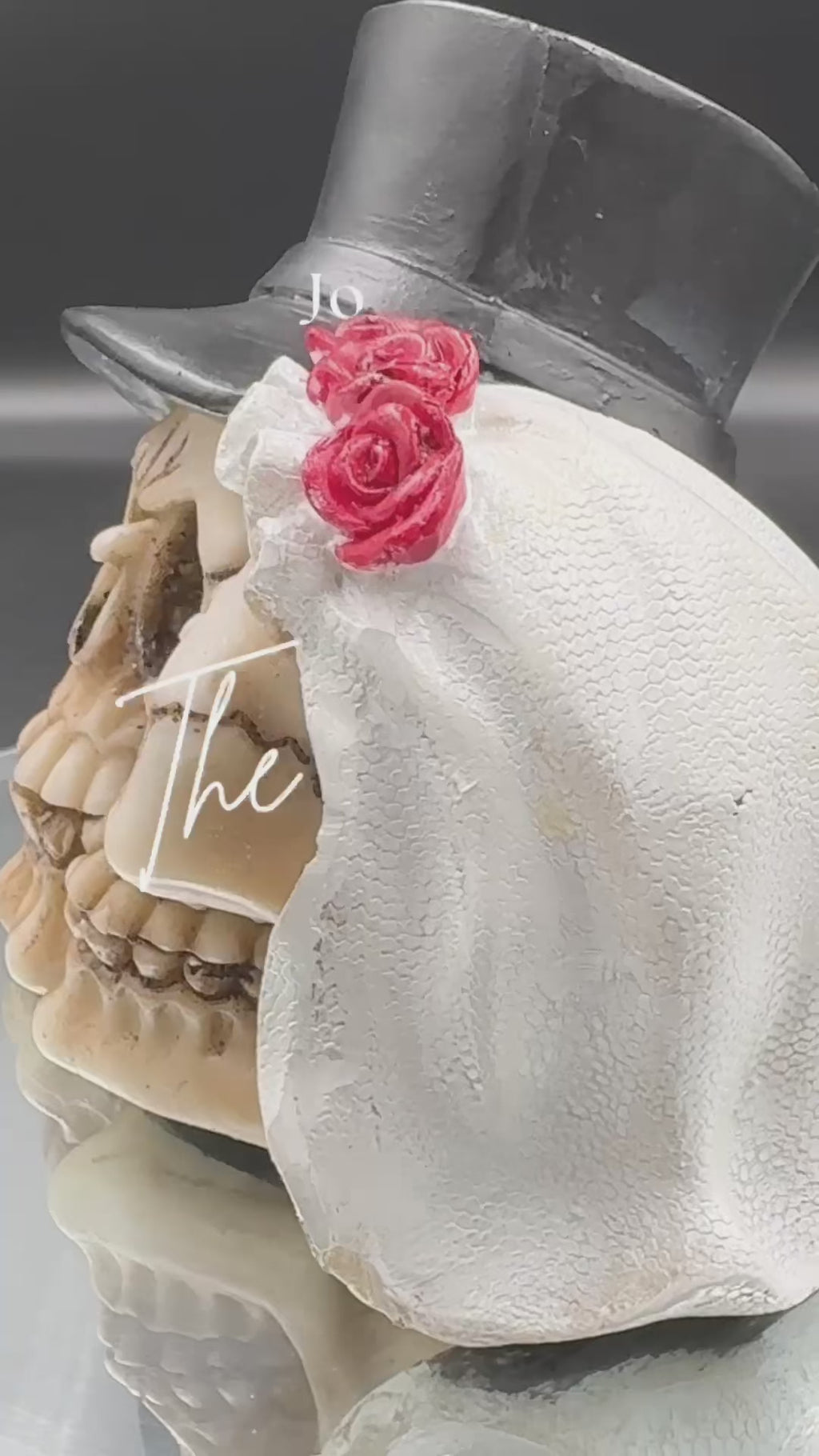 Together Forever Fused Skull Ornament 16cm