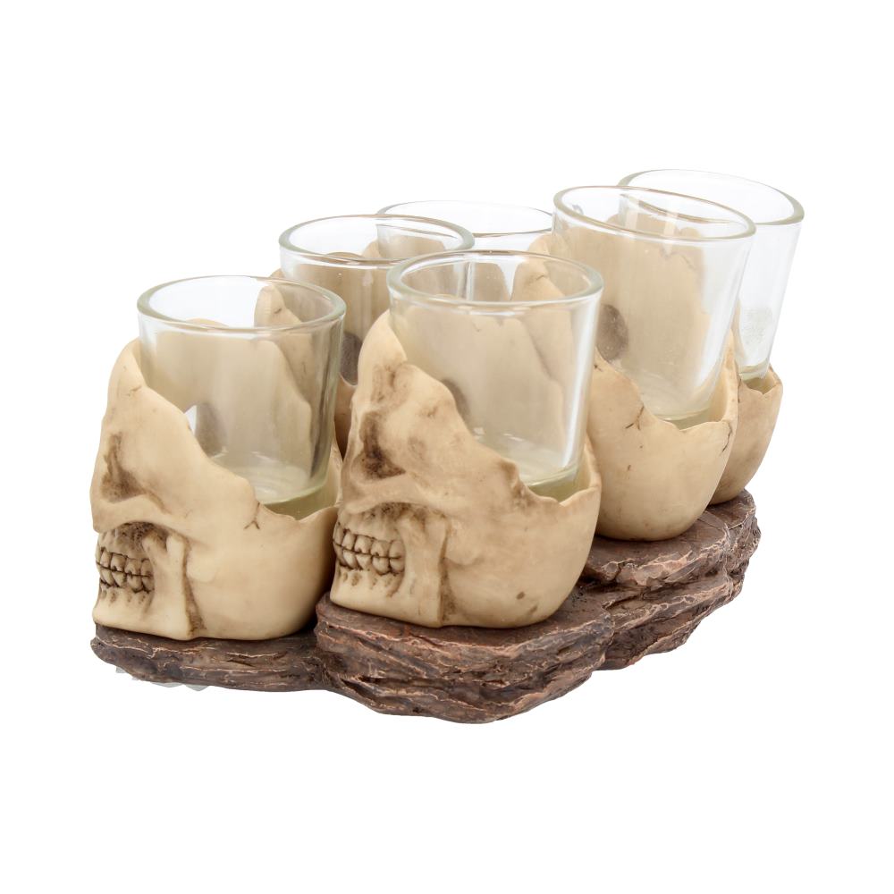 Six Shooter Skulls Shot Glass Set of 6 – Nemesis Now