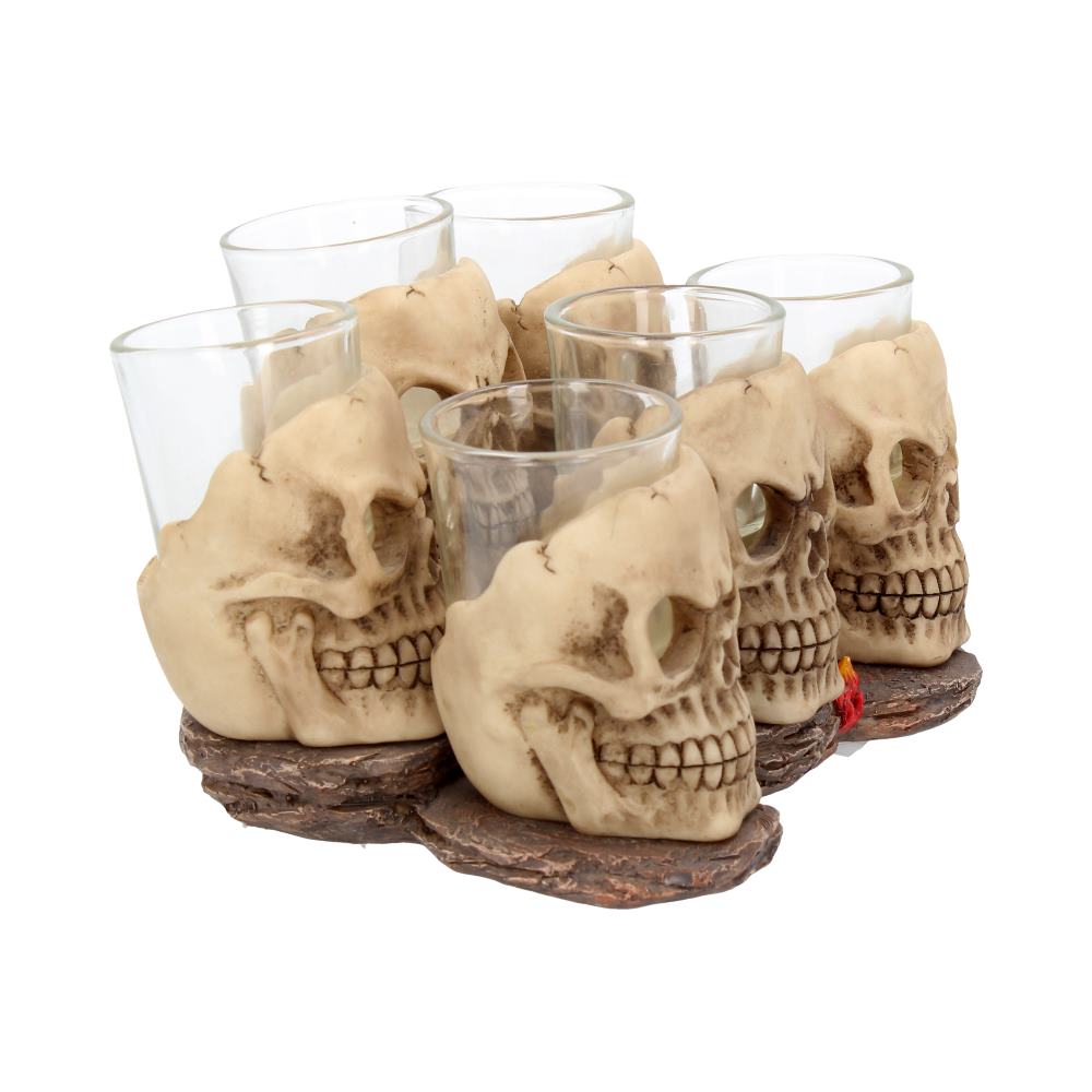 Six Shooter Skulls Shot Glass Set of 6 – Nemesis Now