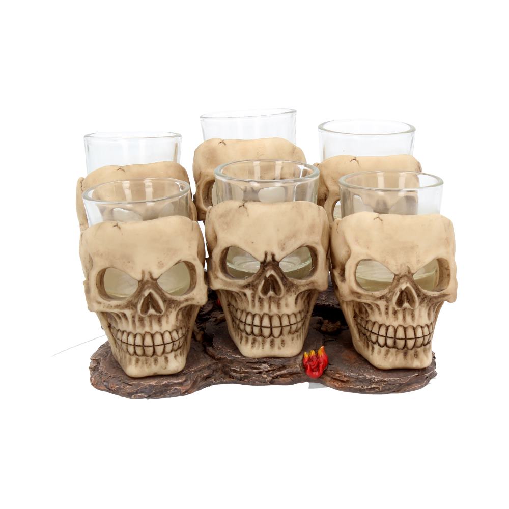 Six Shooter Skulls Shot Glass Set of 6 – Nemesis Now