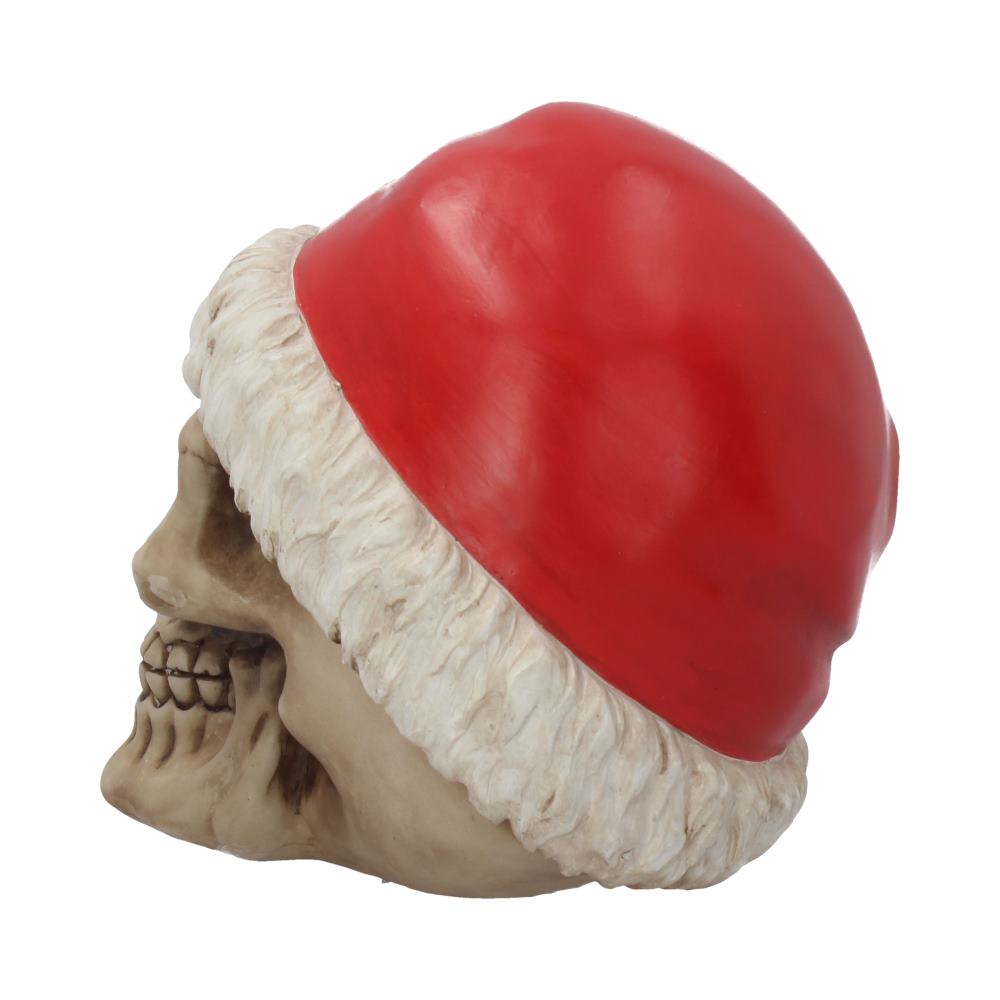 Silent Night Santa Hat Skull Ornament 15.5cm | Nemesis Now