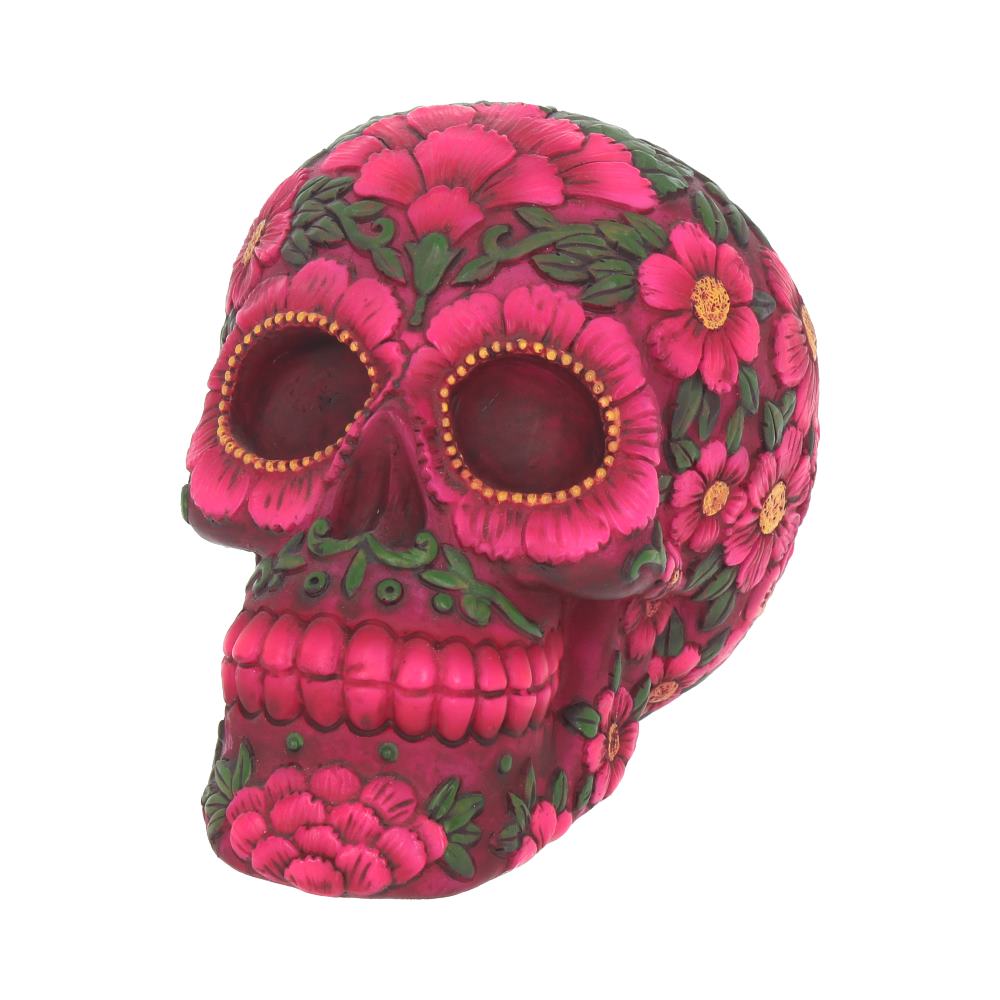 Sugar Blossom Pink Floral Calavera Skull 14.5cm – Nemesis Now