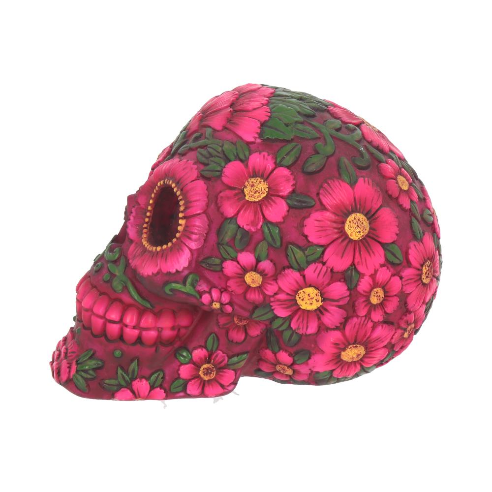 Sugar Blossom Pink Floral Calavera Skull 14.5cm – Nemesis Now