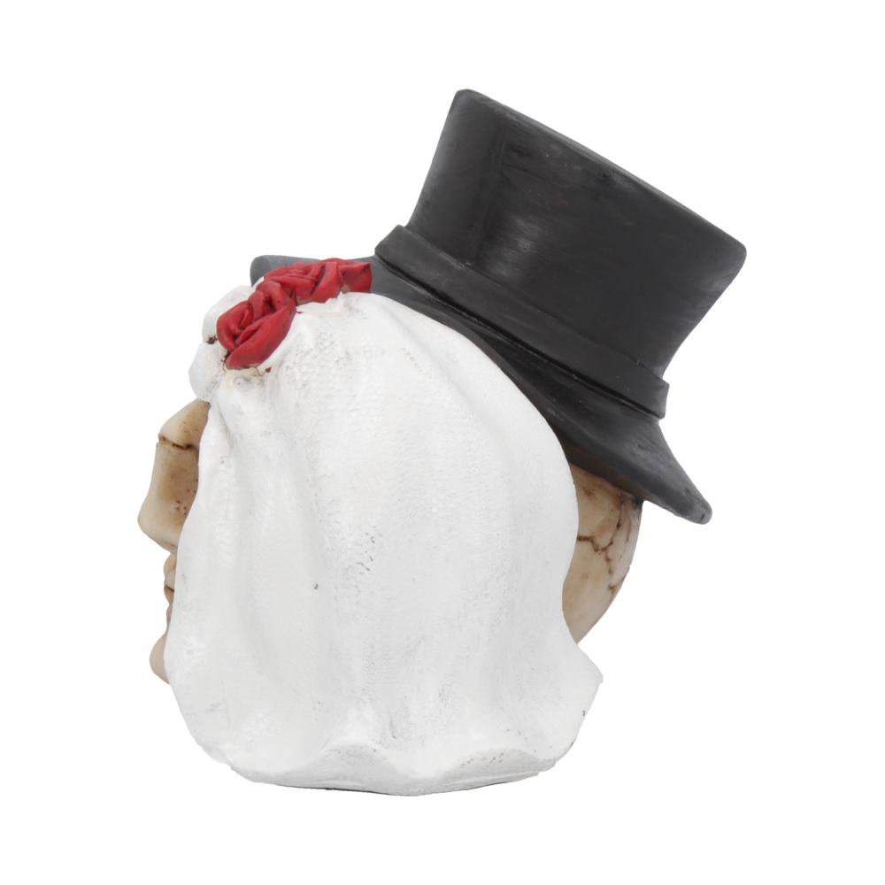 Together Forever Bride & Groom Skull Ornament 16cm – Nemesis Now