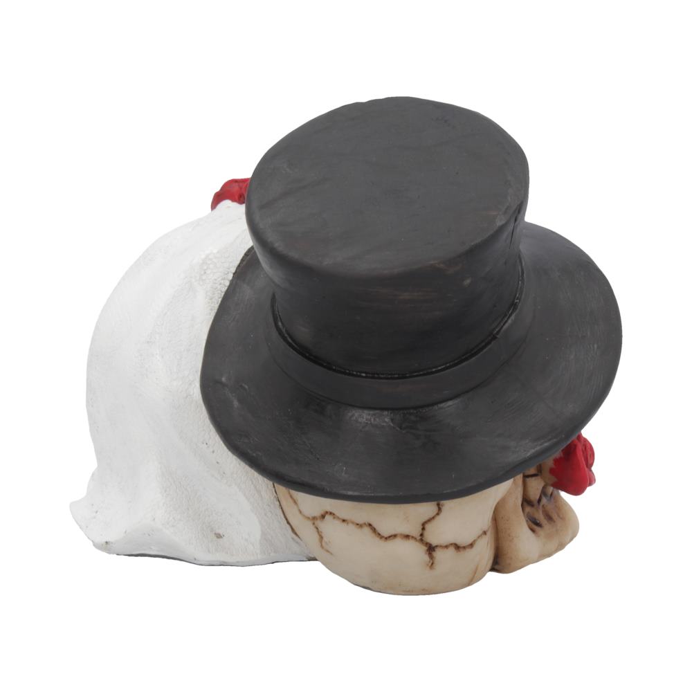Together Forever Bride & Groom Skull Ornament 16cm – Nemesis Now