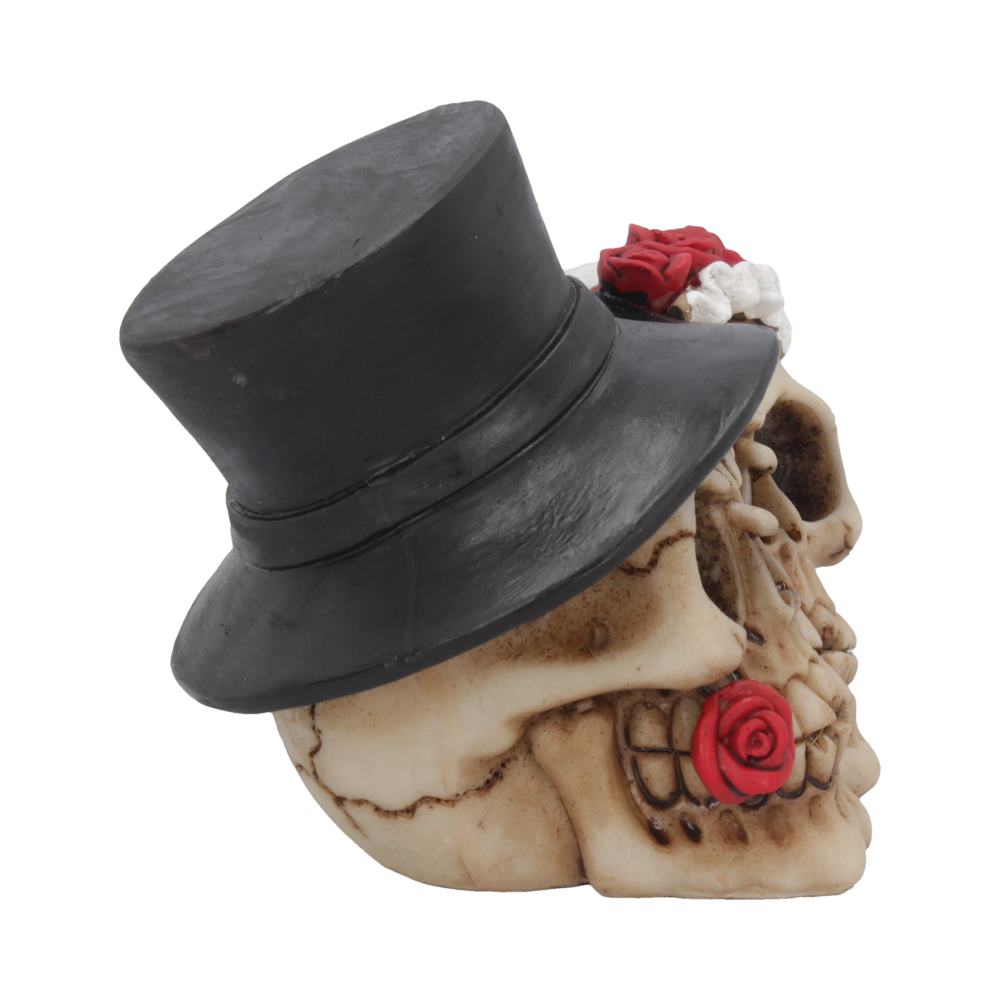 Together Forever Bride & Groom Skull Ornament 16cm – Nemesis Now