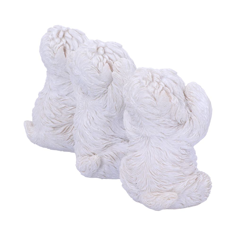 Nemesis Now Three Wise Westies Figurine Set – 8cm