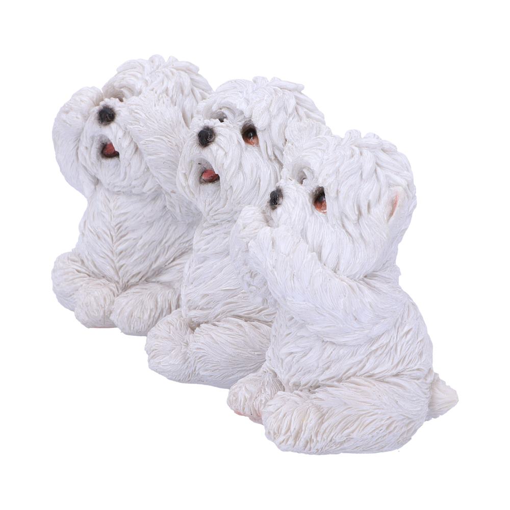 Nemesis Now Three Wise Westies Figurine Set – 8cm