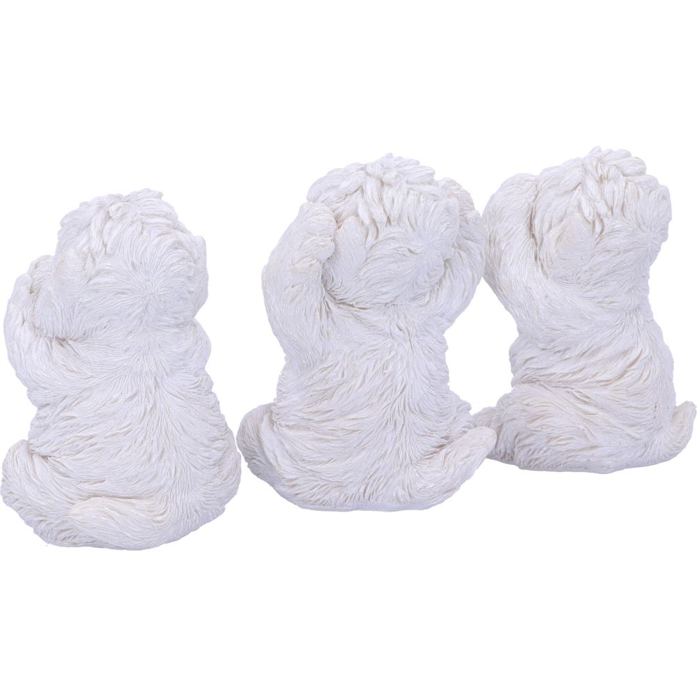 Nemesis Now Three Wise Westies Figurine Set – 8cm