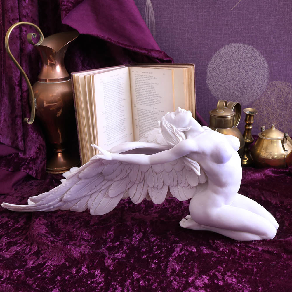 Angels Freedom Kneeling Angel Figurine 40cm – Nemesis Now