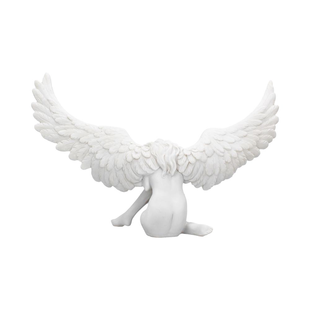 Angels Sympathy Seated Angel Figurine 36cm – Nemesis Now