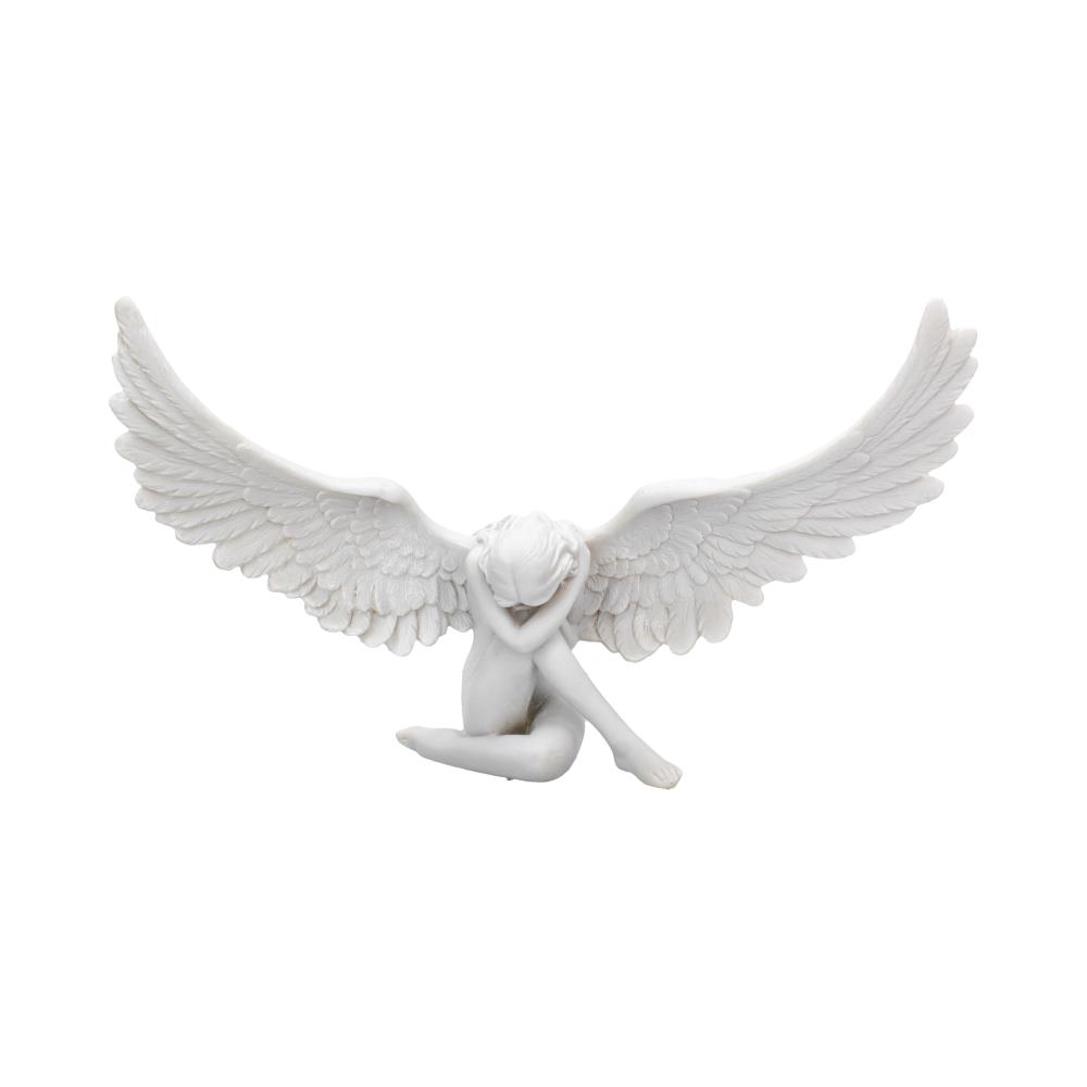Angels Sympathy Seated Angel Figurine 36cm – Nemesis Now