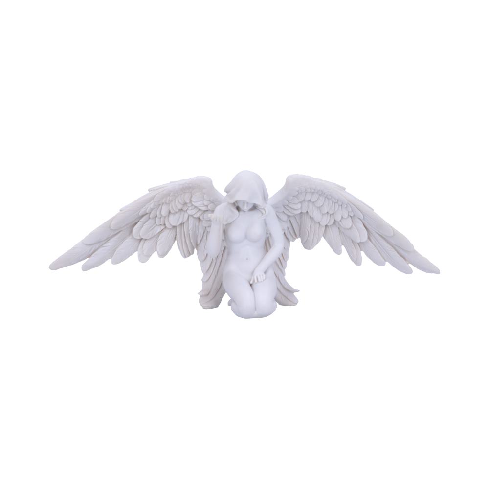 Angels Offering White Kneeling Angel Figurine 38cm – Nemesis Now