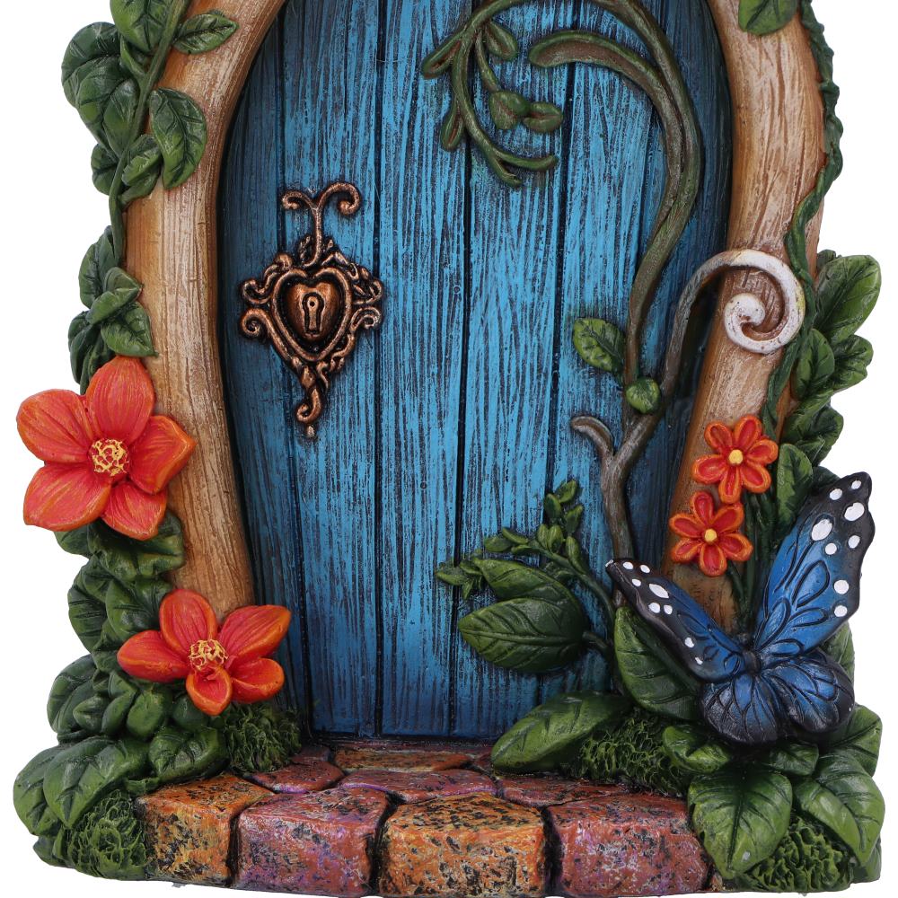 Fae's Enchanted Welcome Blue Fairy Door 16.5cm – Nemesis Now