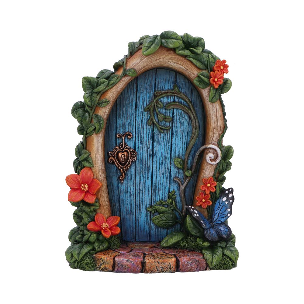 Fae's Enchanted Welcome Blue Fairy Door 16.5cm – Nemesis Now
