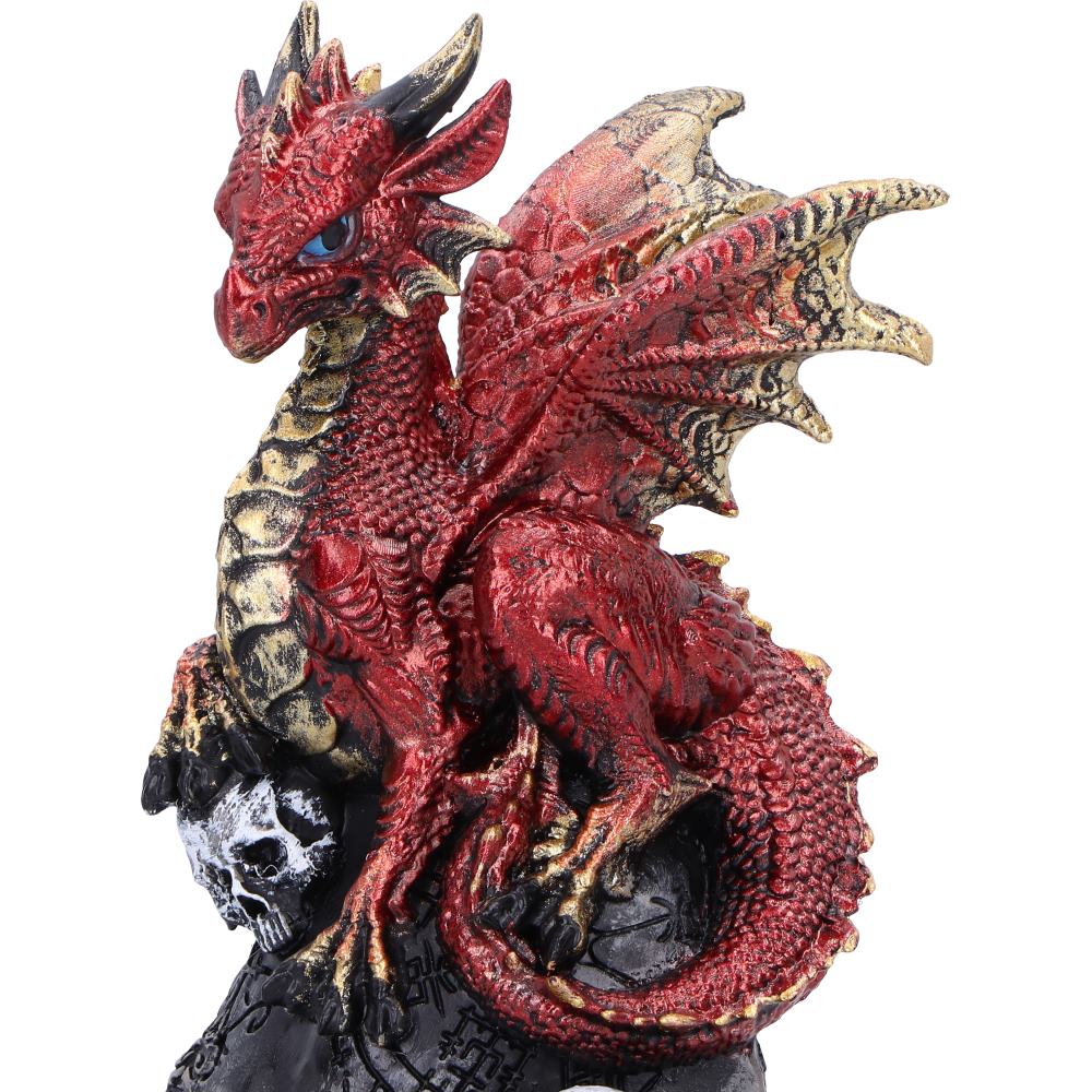 Vermillion Rune Protector Red Dragon Figurine 9.5cm – Nemesis Now