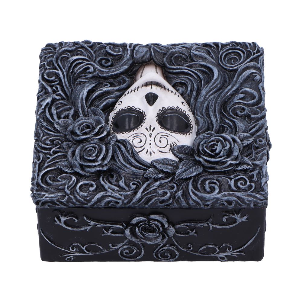 Flor de Muerte Day of the Dead Trinket Box 6.3cm | Nemesis Now