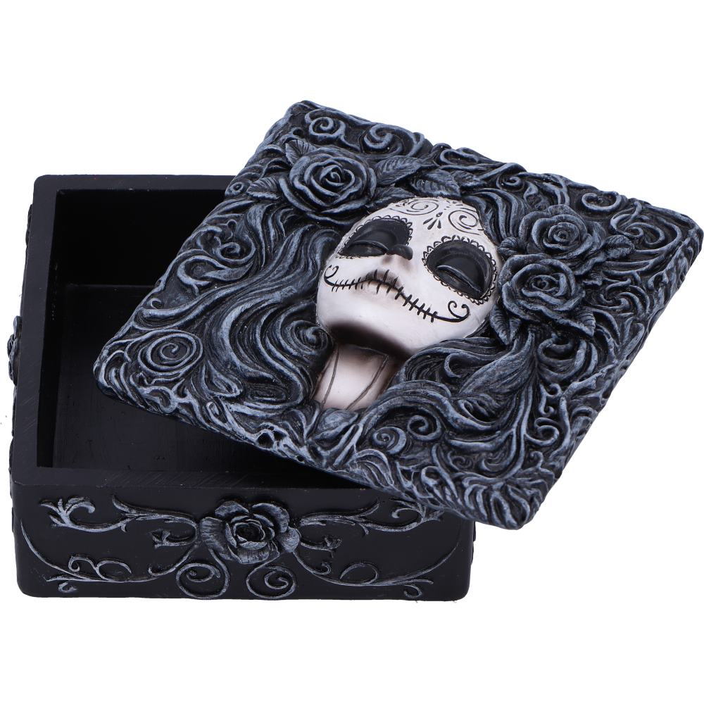 Flor de Muerte Day of the Dead Trinket Box 6.3cm | Nemesis Now