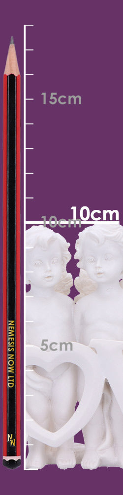 Cherub Couple LOVE Figurine 10cm – Nemesis Now White Angel Ornament