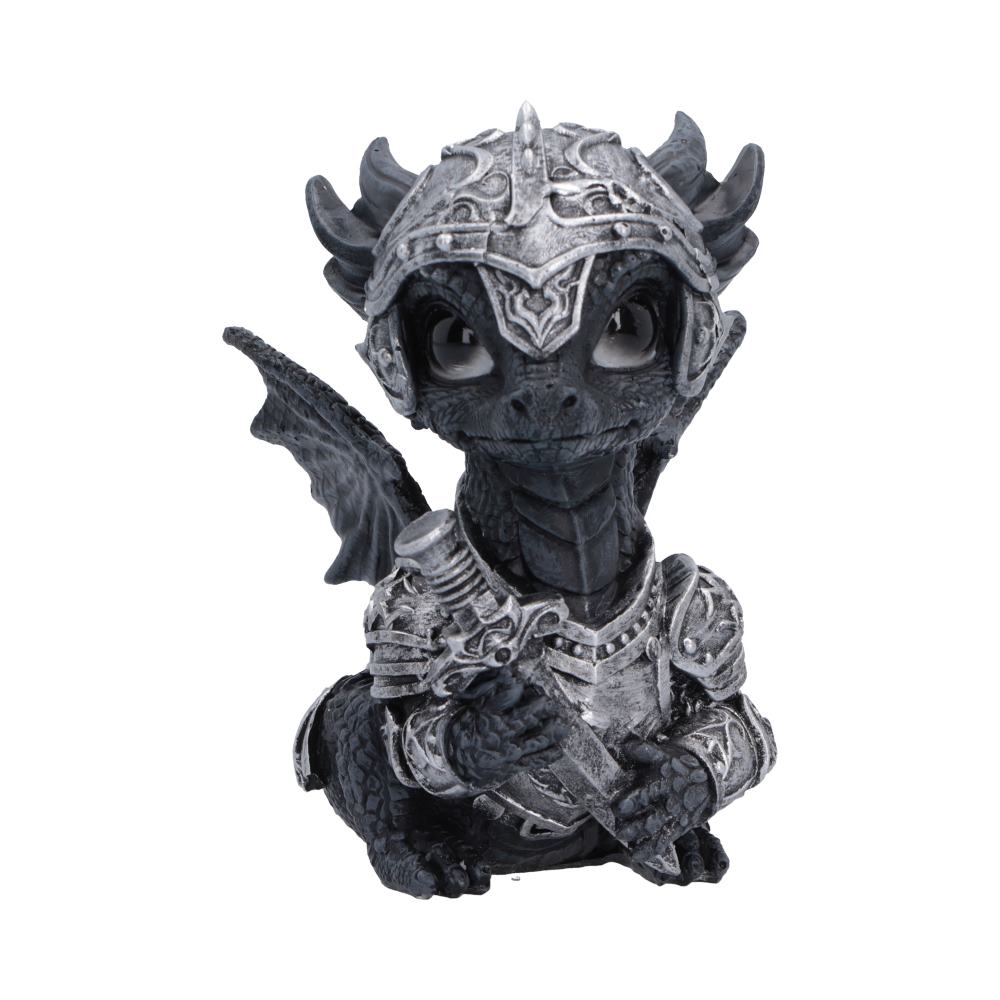 Sir Swordflame Black Dragon Figurine 10cm | Nemesis Now