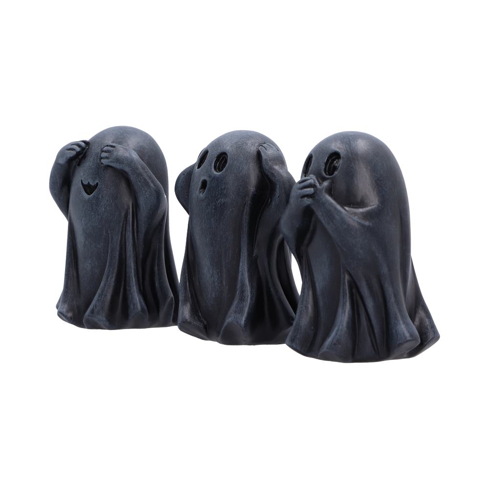 Three Wise Ghouls Ghost Figurines 7.5cm – Officially Licensed