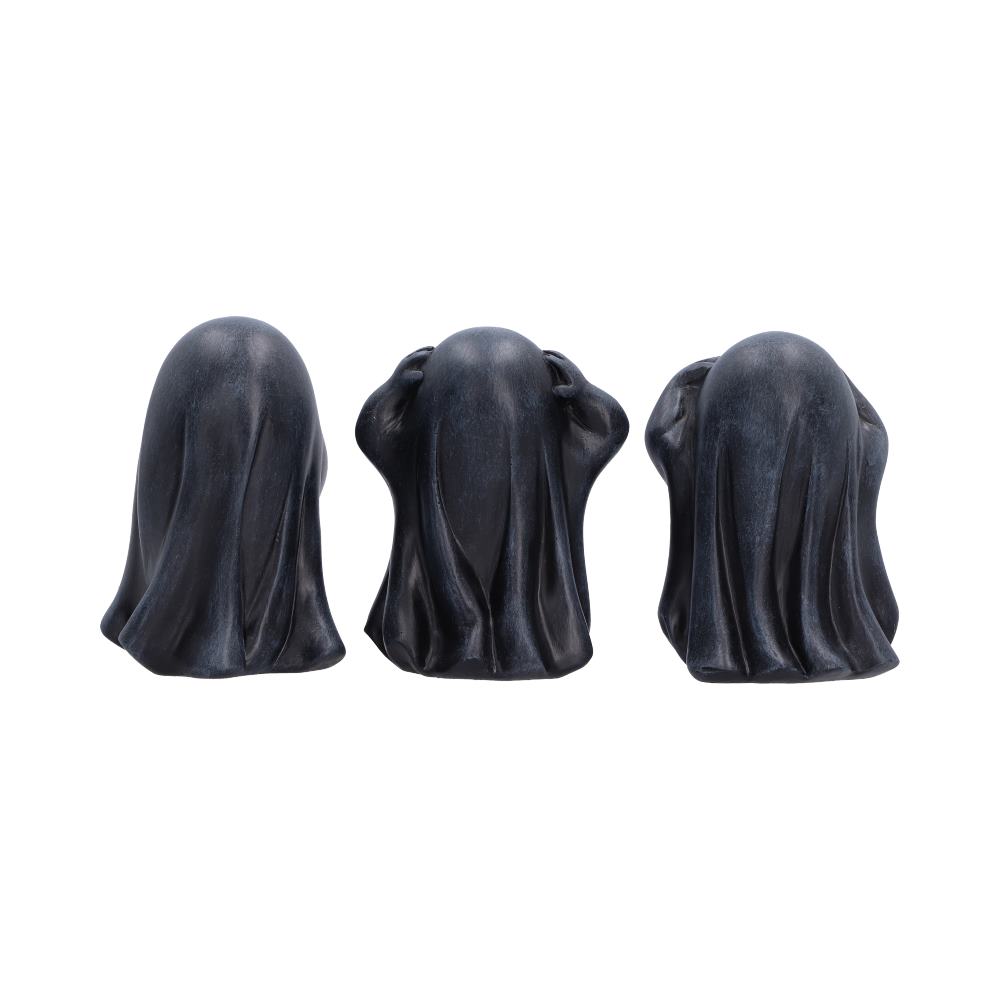 Three Wise Ghouls Ghost Figurines 7.5cm – Officially Licensed