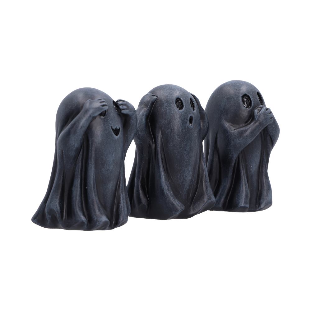 Three Wise Ghouls Ghost Figurines 7.5cm – Officially Licensed