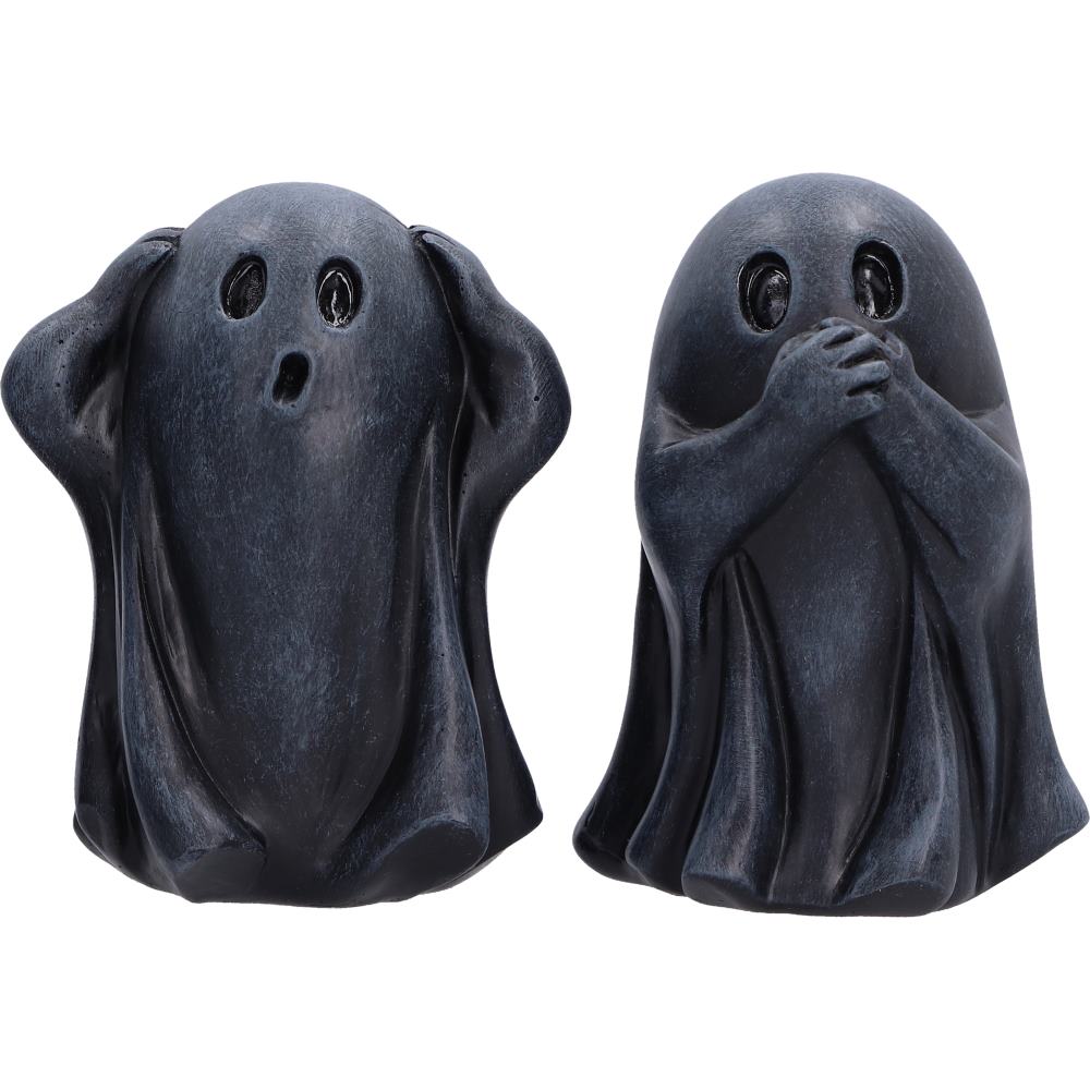 Three Wise Ghouls Ghost Figurines 7.5cm – Officially Licensed