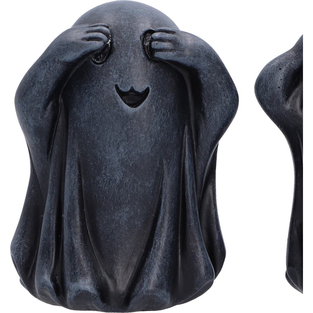 Three Wise Ghouls Ghost Figurines 7.5cm – Officially Licensed
