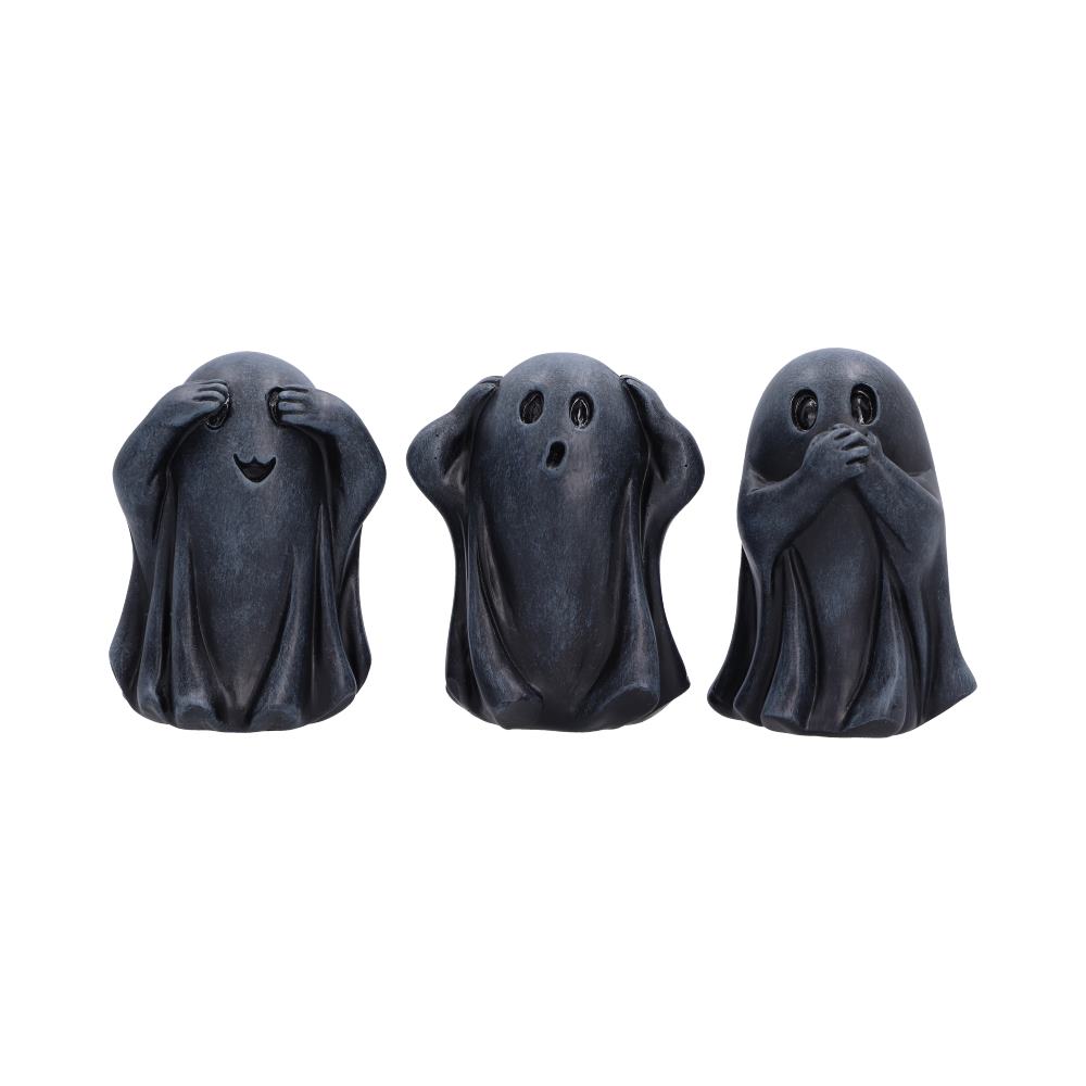 Three Wise Ghouls Ghost Figurines 7.5cm – Officially Licensed