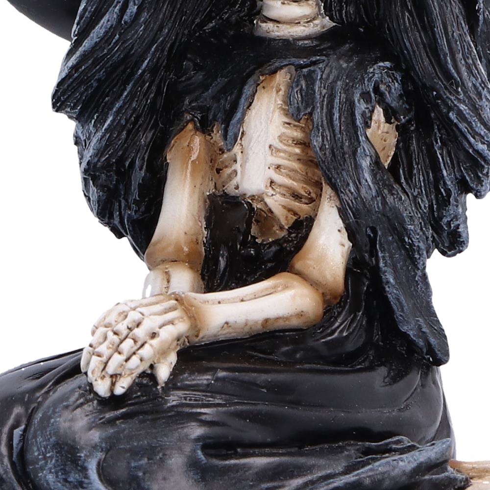 Hexabelle Skeleton Witch Figurine | Gothic Halloween Collectible | Nemesis Now 8.8cm