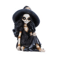 Jinxie Skeleton Witch Figurine | Gothic Halloween Collectible | Nemesis Now 8.8cm