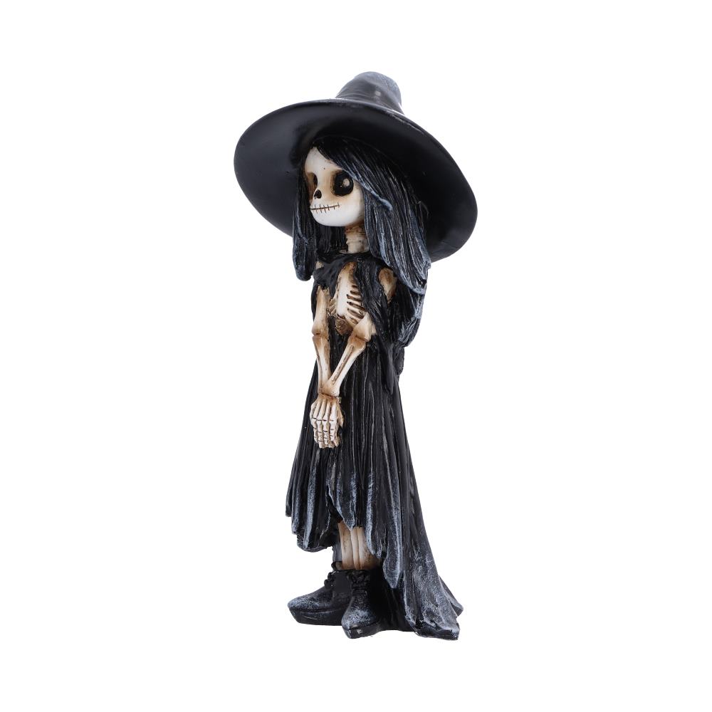 Sorcerina Skeleton Witch Figurine | Gothic Halloween Collectible | Nemesis Now 12.7cm
