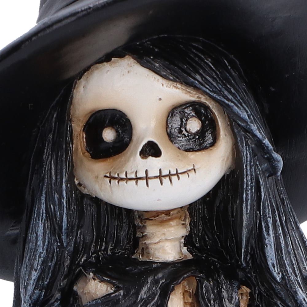 Sorcerina Skeleton Witch Figurine | Gothic Halloween Collectible | Nemesis Now 12.7cm