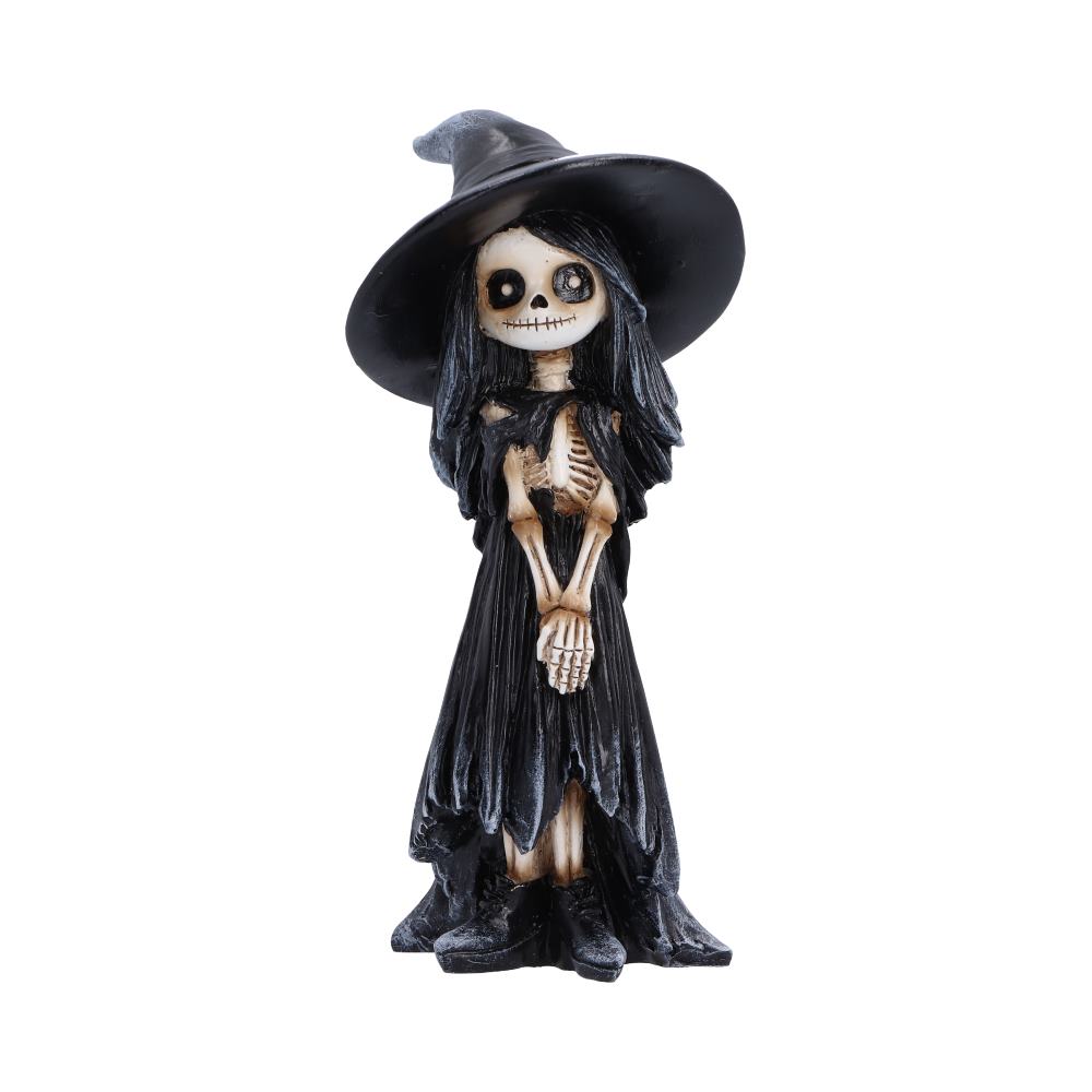 Sorcerina Skeleton Witch Figurine | Gothic Halloween Collectible | Nemesis Now 12.7cm