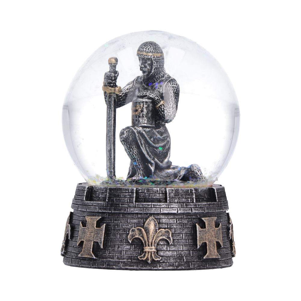 Nemesis Now The Pledge Medieval Knight Snow Globe – 8.5cm