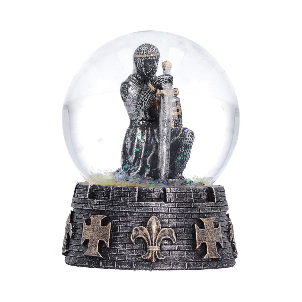 Nemesis Now The Pledge Medieval Knight Snow Globe – 8.5cm