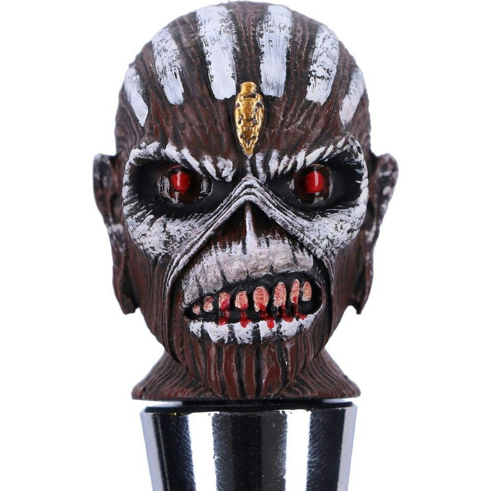 Iron Maiden Book of Souls Eddie Bottle Stopper, 10cm | Nemesis Now